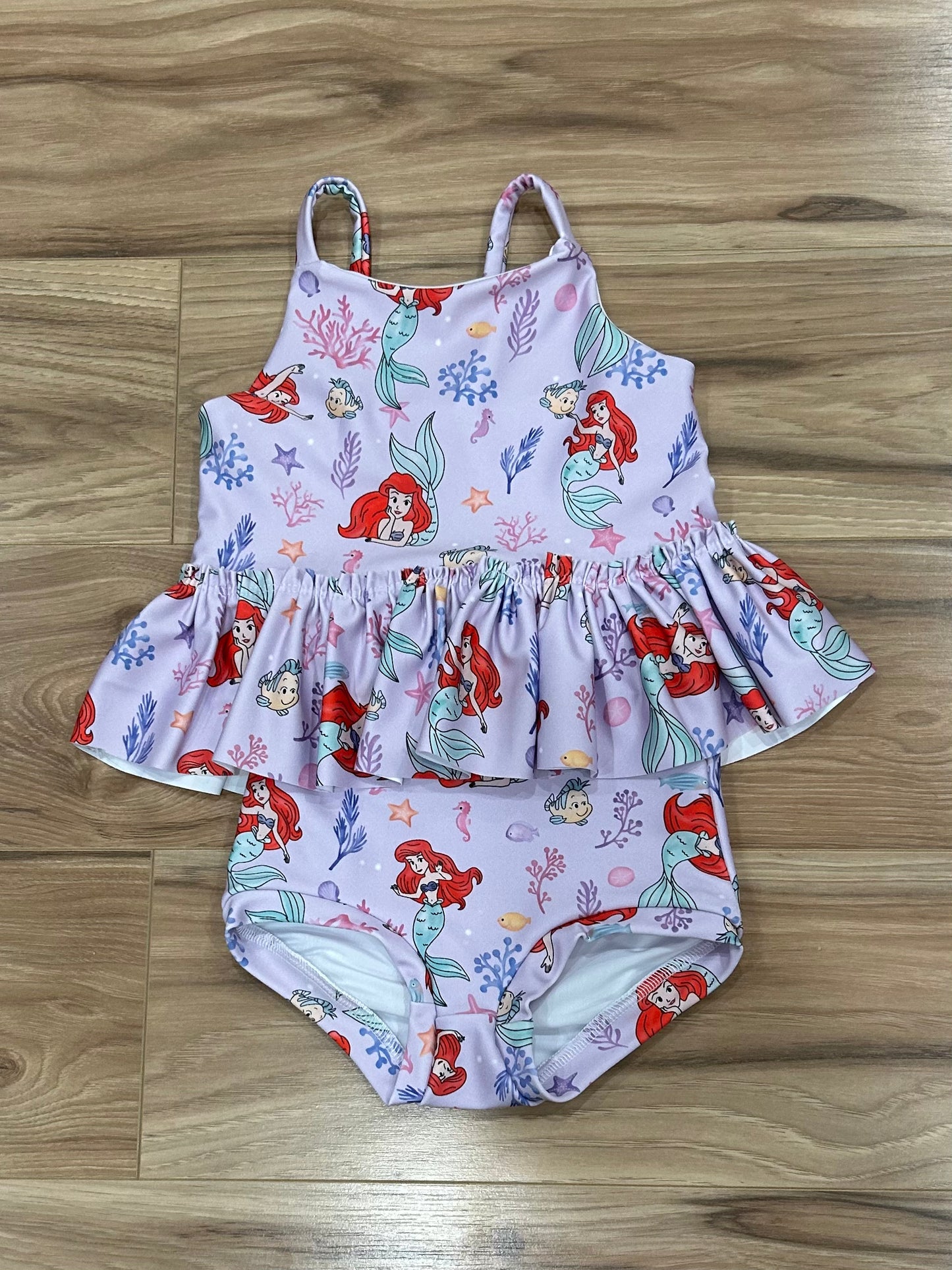 Two piece ruffle