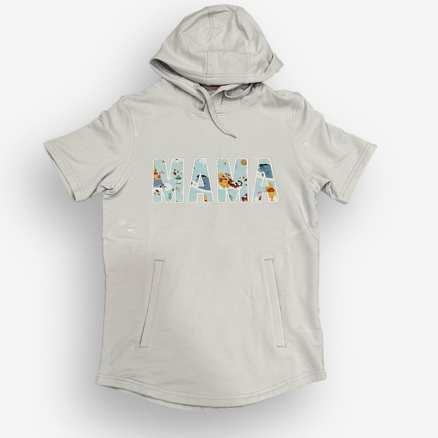 Custom Short Sleeve Hooded Sweatshirt for Adults